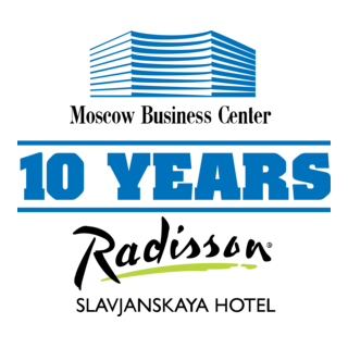 Moscow Business Center 10 Years Logo PNG Vector