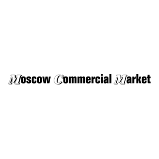 Moscow Commercial Market Logo PNG Vector