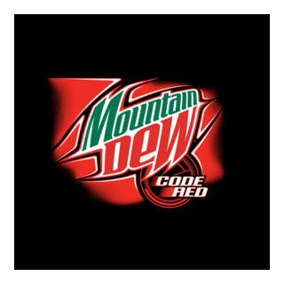 MOUNTAIN DEW CODE RED Logo PNG Vector