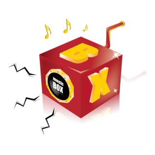 Music Box Logo PNG Vector