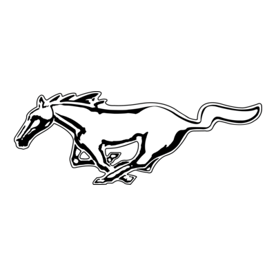 Mustang Logo PNG Vector