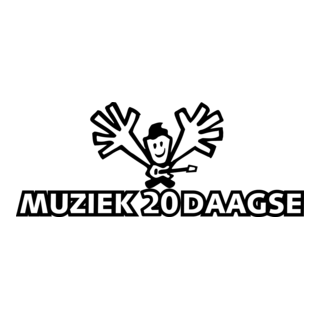 Muziek 20 Daagse Logo PNG Vector