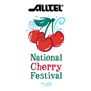 National Cherry Festival Logo PNG Vector