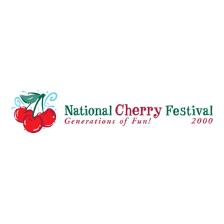National Cherry Festival Logo PNG Vector