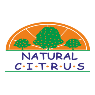 Natural Citrus Logo PNG Vector