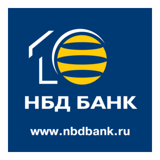 NBD Bank 10 Years Logo PNG Vector