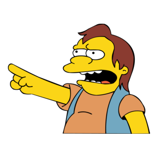 NELSON MUNTZ(LOS SIMPSONS) Logo PNG Vector
