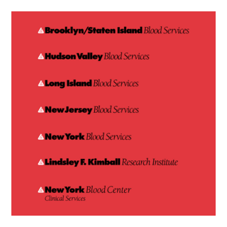 New York Blood Center Logo PNG Vector