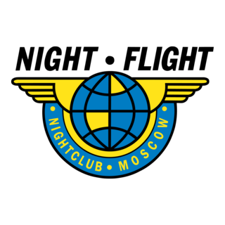 Night Flight Logo PNG Vector