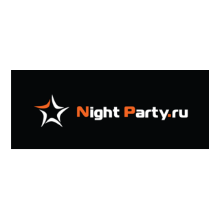 Night Party Logo PNG Vector