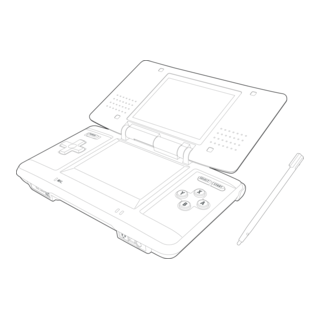 Nintendo DS Drawing Logo PNG Vector