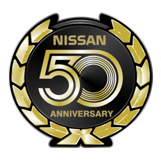 Nissan 50 Anniversary Logo PNG Vector