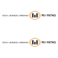 Metro 95.1 Logo PNG Vector