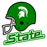 Michigan State Spartans Helmet Logo PNG Vector