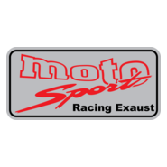 Moto Sport Racing Exaust Logo PNG Vector