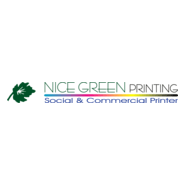 Nice Green Printing Logo PNG Vector