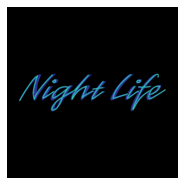 Night Life Logo PNG Vector